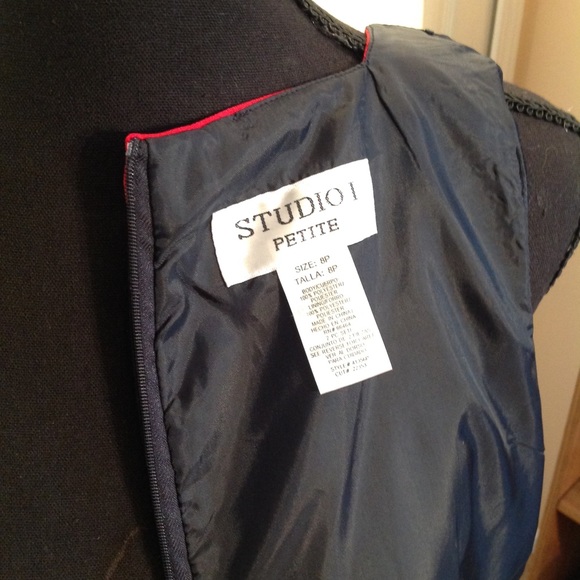 Navy & Red dress - Picture 2 of 2